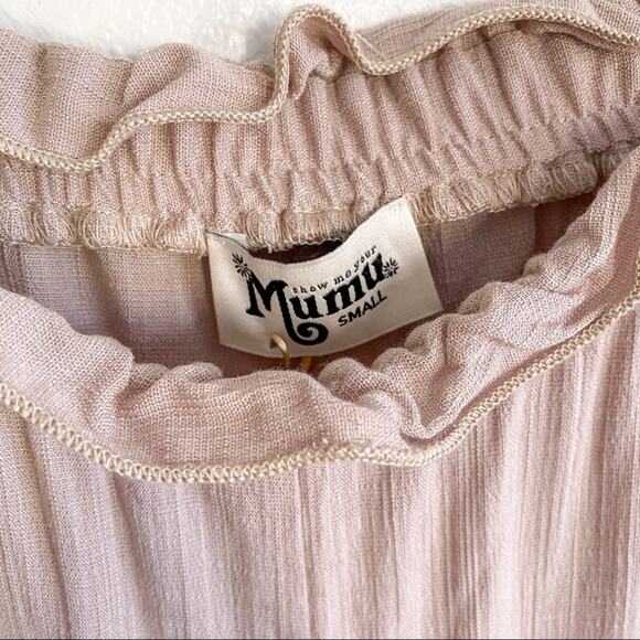 Show Me Your Mumu Casual Ruffle Culotte Pant Size Small - Picture 4 of 7